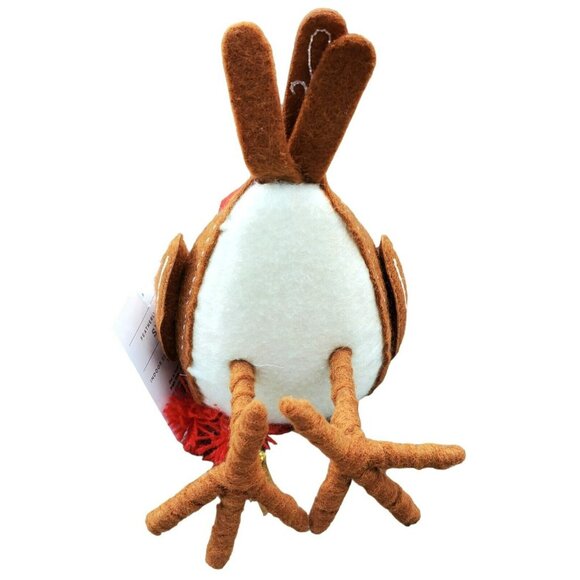 New Featherly Friends Brown Bird SNAP Christmas Holiday Decor Red Hat Scarf 2023 - Picture 7 of 11